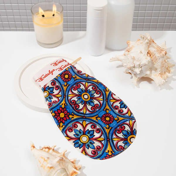 Setalya - Gant exfoliant coloré Eklyps By Kassidy Sylvie et Kiara