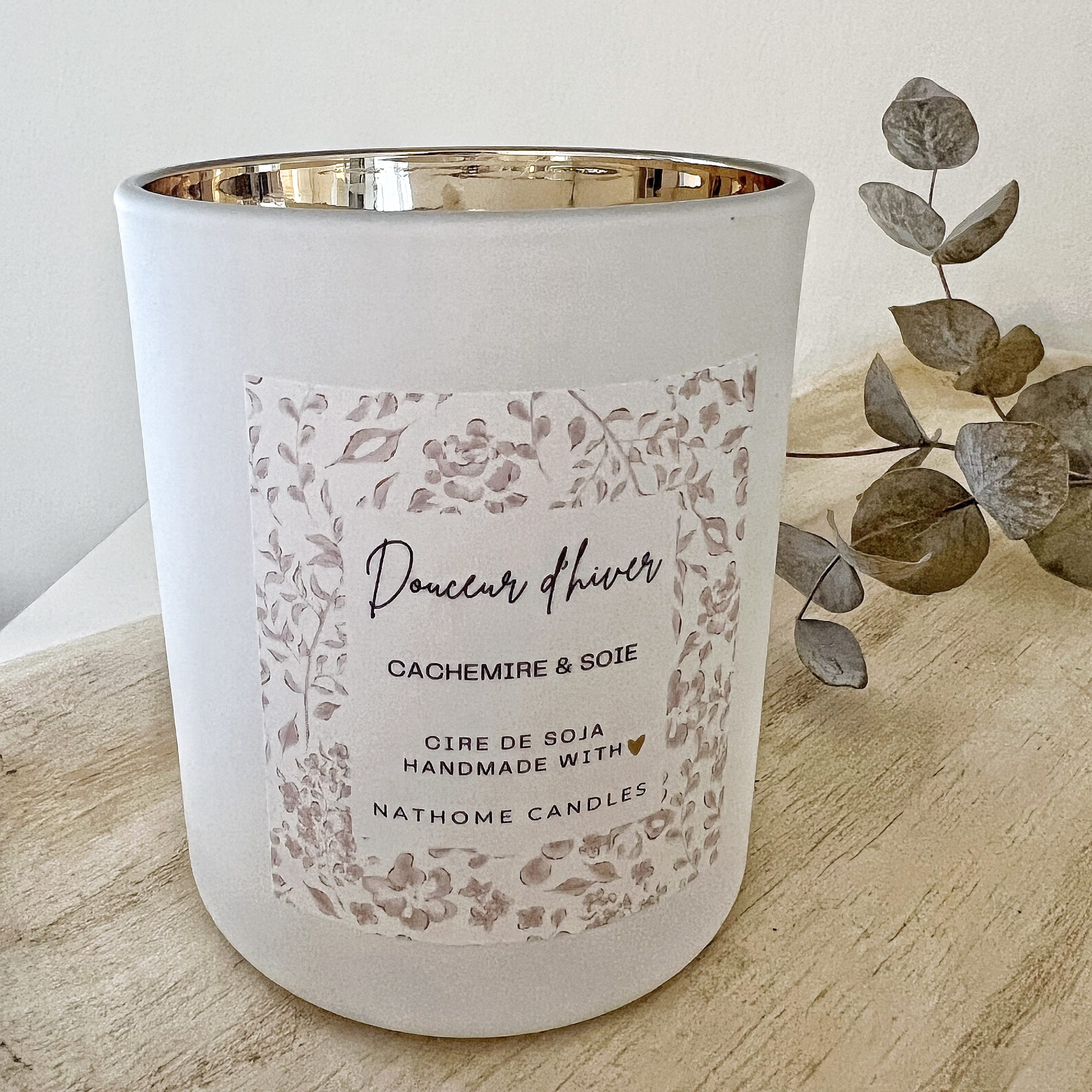 Nathome Candles - Bougie Douceur d'hiver Eklyps By Kassidy Sylvie et Kiara