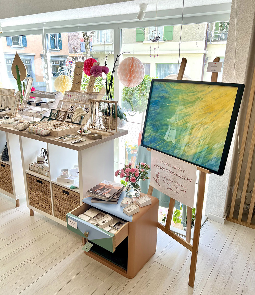 Boutique créateurs Bel Univers à Vevey Canton de Vaud en Suisse